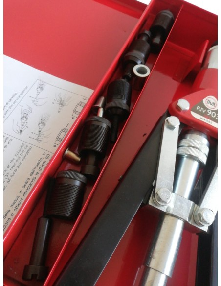 Remachadora manual Rivit riv903c para insertos m3/m10 con caja.